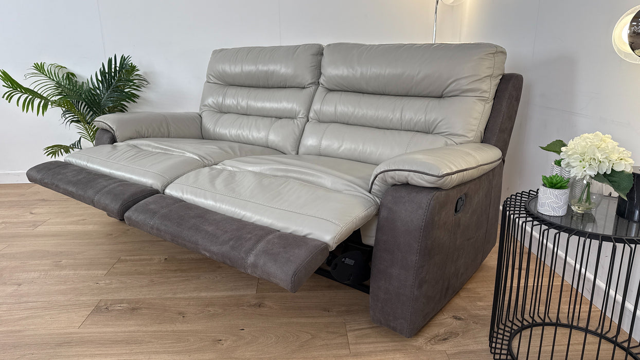 Amberly 3 Seater Manual Recliner