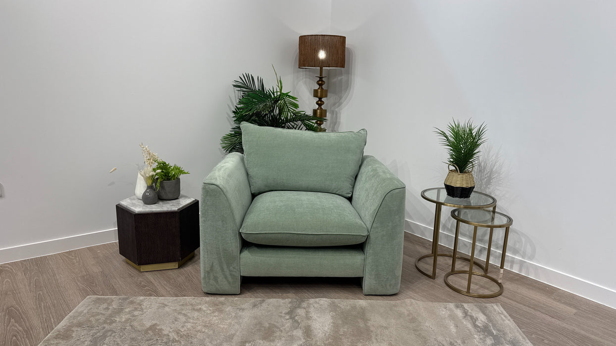 Sofology The Ziggy Fabric Chair in Eucalyptus Mix