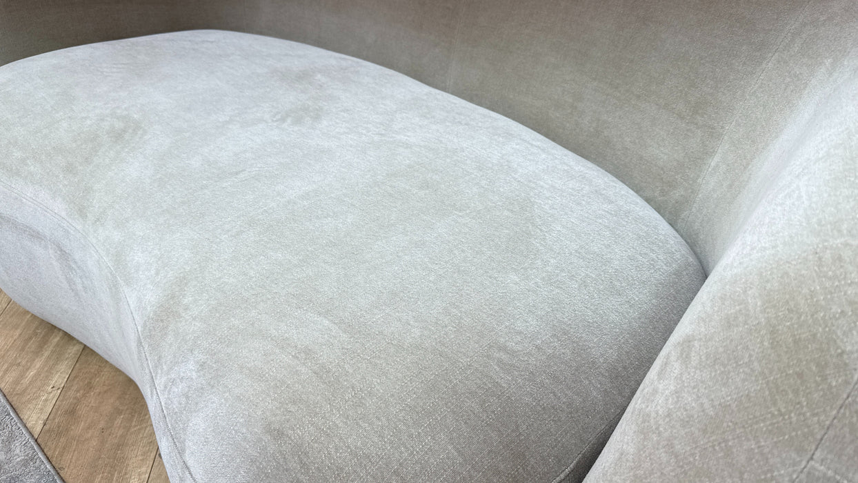Sofology Dalston Fabric 2 Seater in Soft Chenille Linen Limited Edition