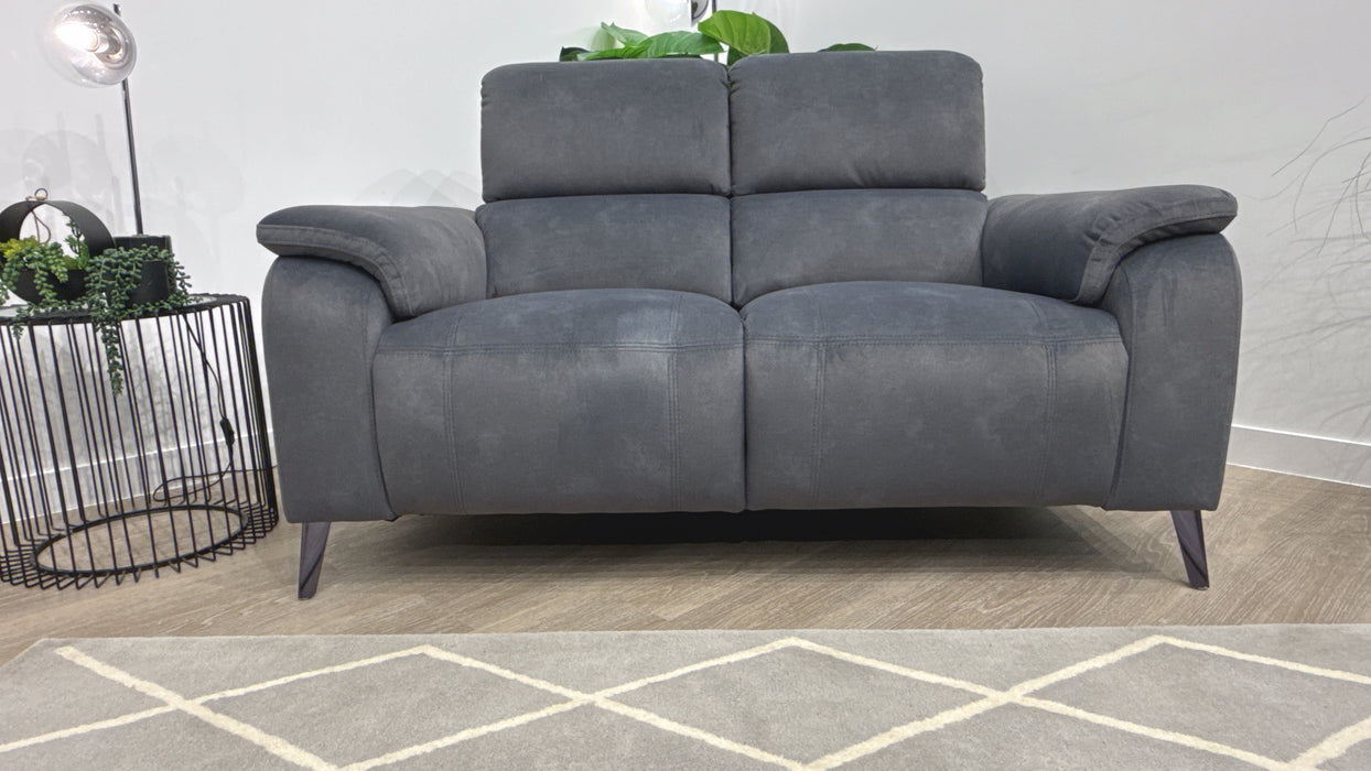 Sofology Bailey Fabric 2 Seater in Lifestyle Flecked Charcoal