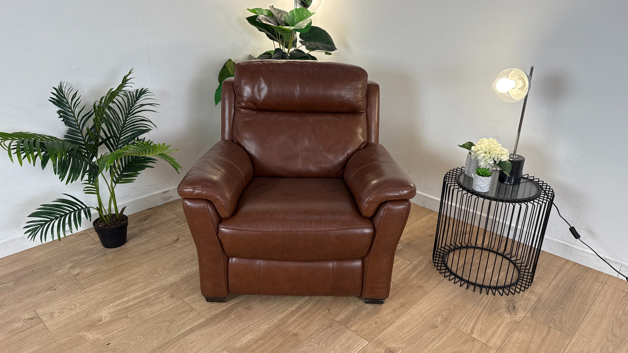 Bentley Leather Power Recliner