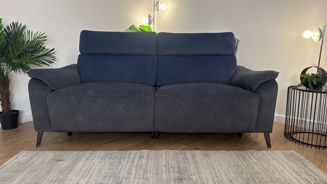Sofology The Arlo Fabric 2.5 Seater Power Recliner in Lifestyle Flecked Navy