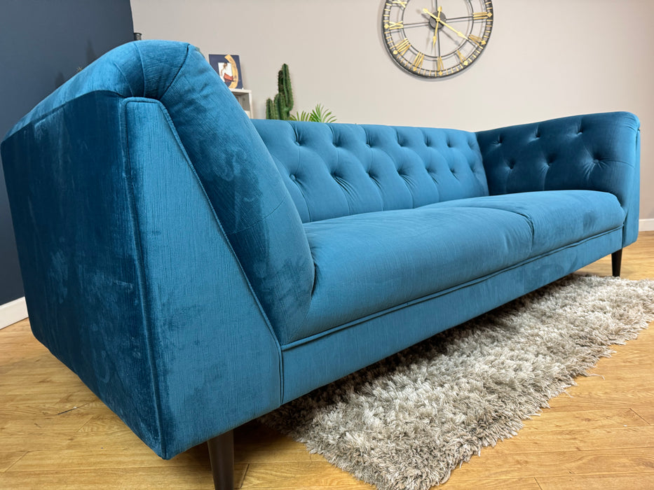 Bridgerton Fabric 4 Seater - Vader Osprey Blue All Over (WA2)