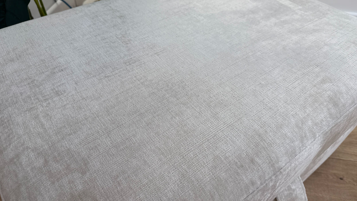 Sofology The Fitzrovia Fabric Storage Footstool in Luxury Chenille Mist