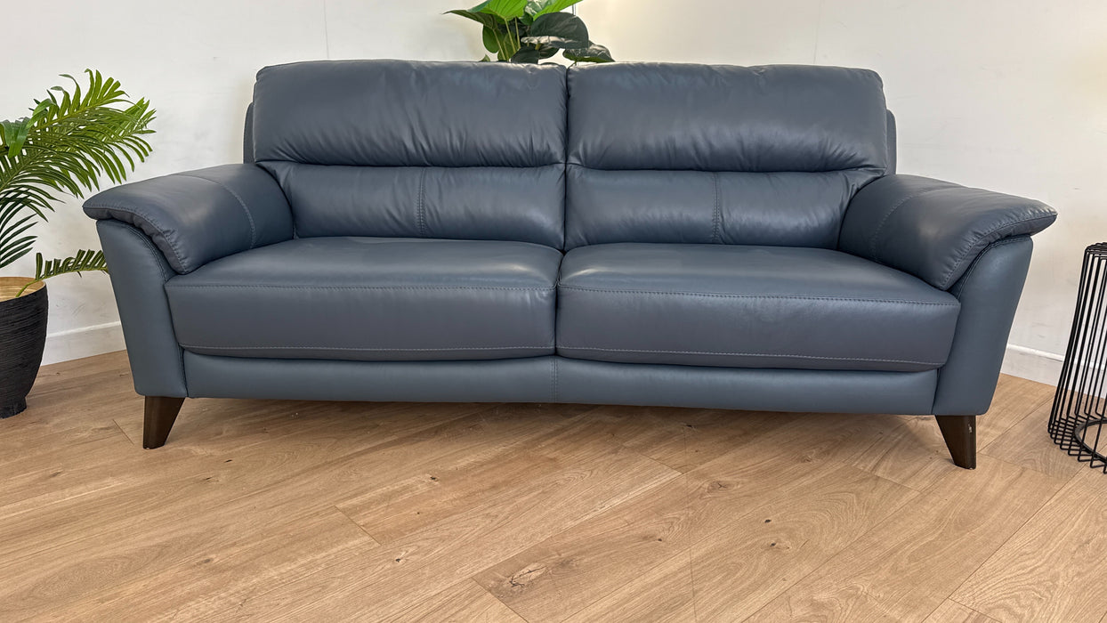 Chilton 3 Seater Leather Sofa