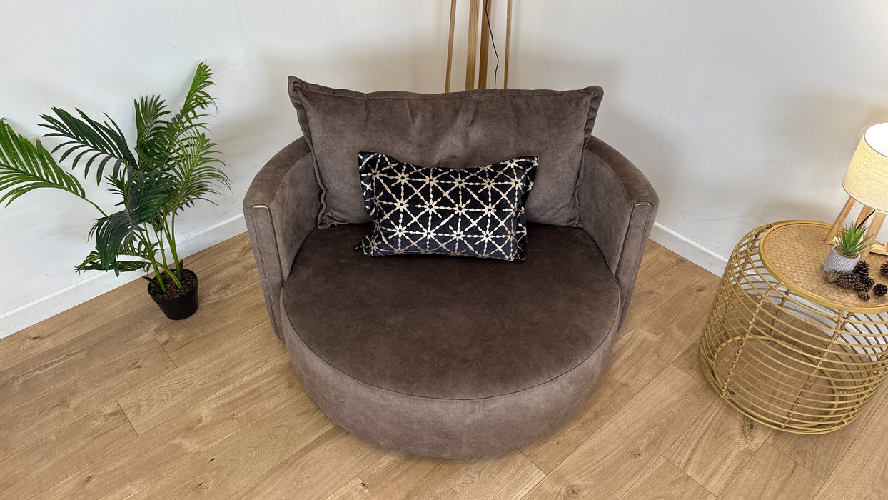 Indulgence Chair - Fabric Swivel  -