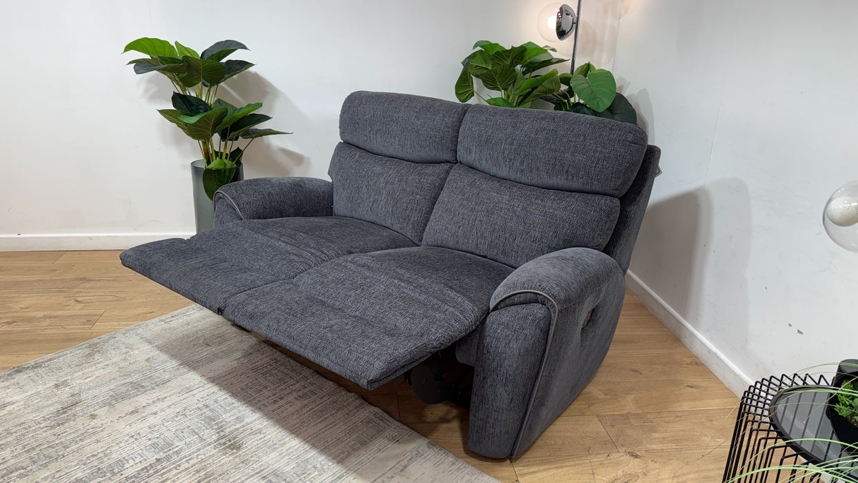 DFS Forster Express Fabric 2 Seater Recliner in Grey
