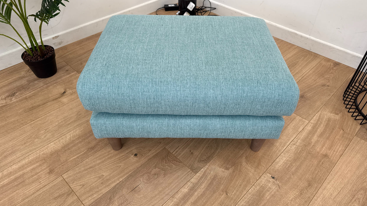 Ambleside  - Fabric Footstool  - Ocean