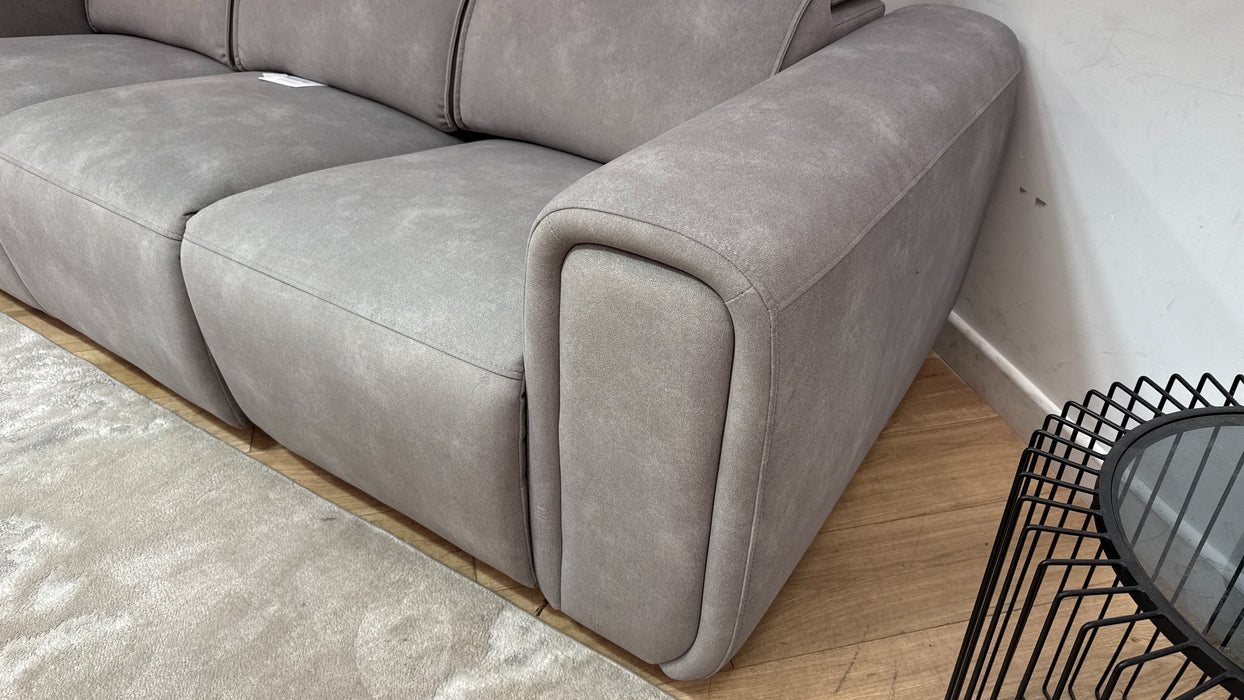 Sofology Premiere Fabric 3 Seater in Lifestyle Flecked Stone