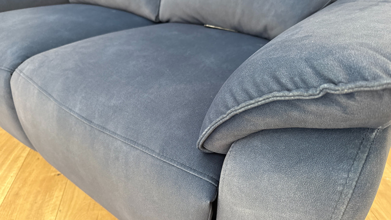 Sofology The Arlo Fabric 2 Seater Power Recliner in Lifestyle Flecked Navy