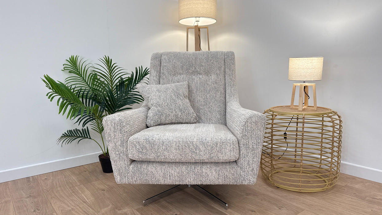 Strato Chair - Swivel Chair - Boucle Natural