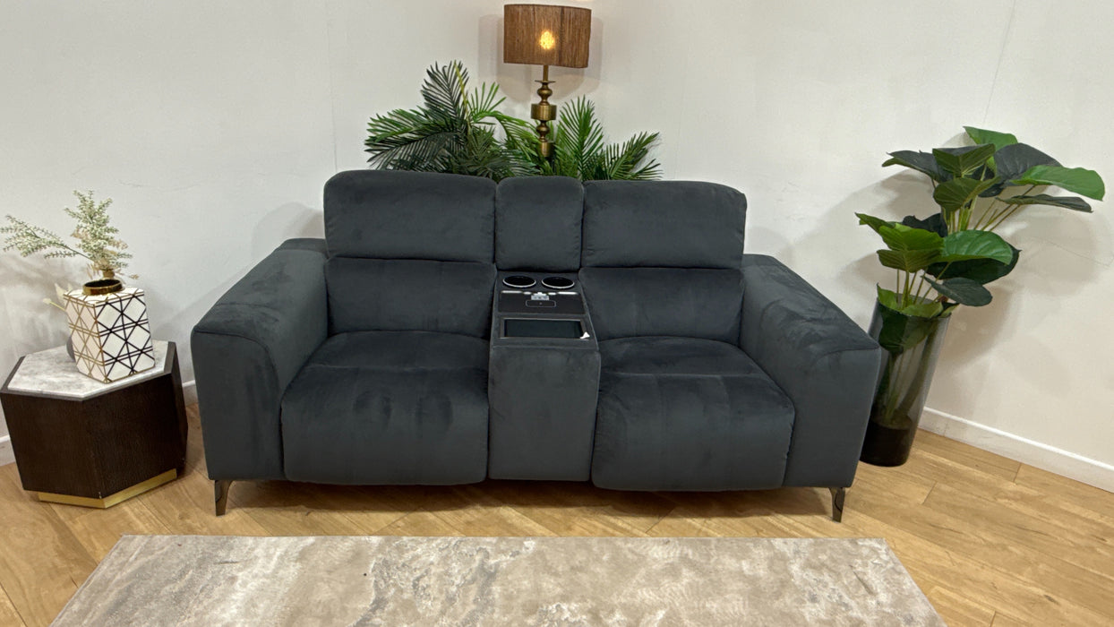 DFS Visionary Large 2 Seater Power Plus Recliner/ Headrest/ Heated Seats