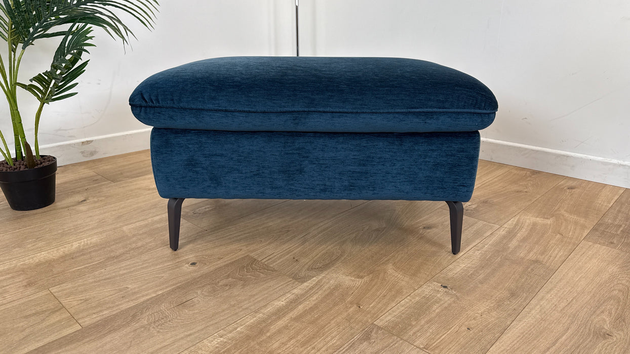 The Viento Designer Footstool - Navy