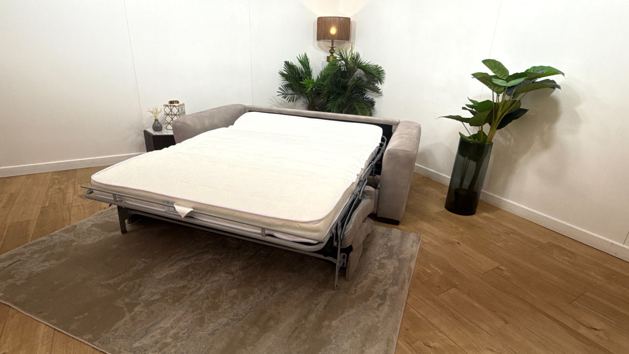 Sofology Metropolitan Fabric 3 Seater Sofabed in Lifestyle Mottled Marble
