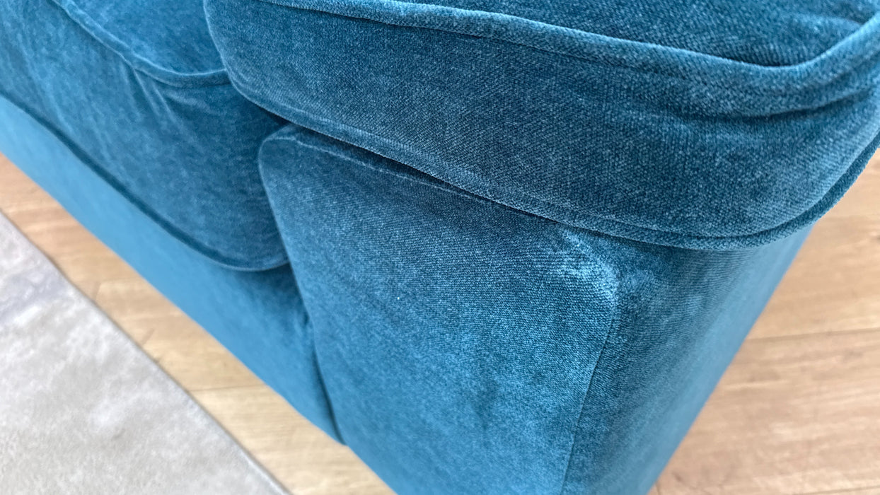 Sofology Brixton Fabric 2 Seater in Soft Chenille Teal