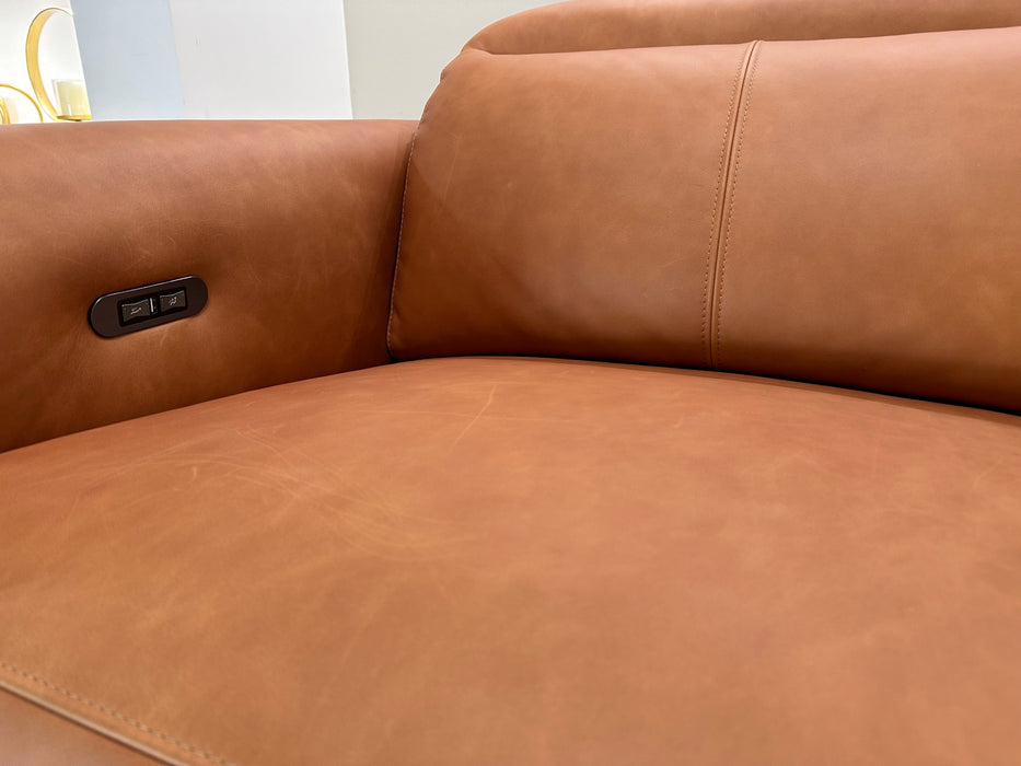 Bohemia 1 Seat - Leather Power Reclining Chair - Kansas Tan