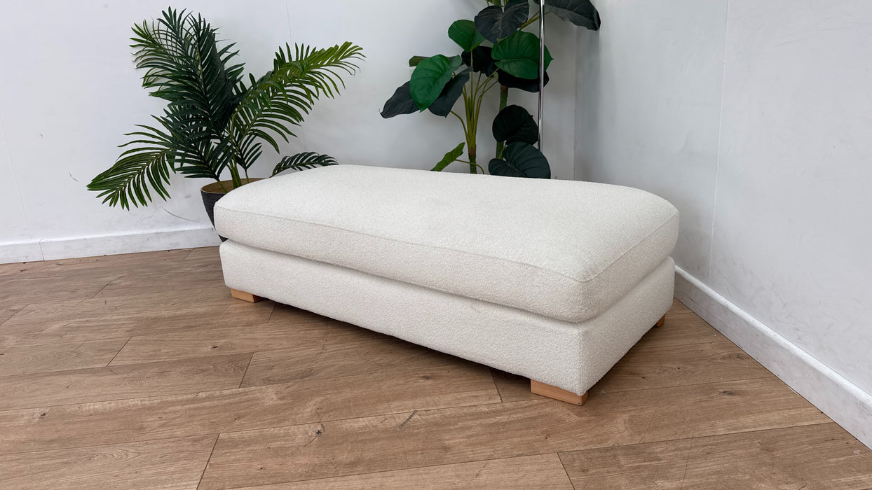 DFS Calix Bench Footstool in Ivory