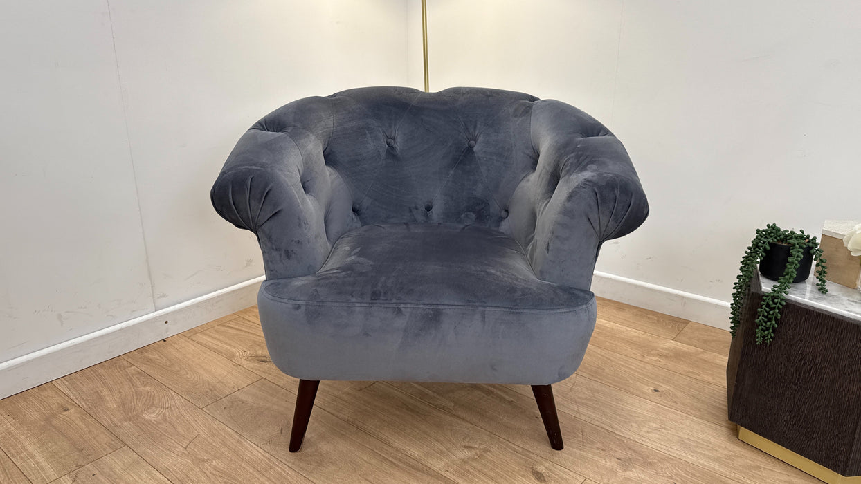 DFS Belair Accent Chair in Denim