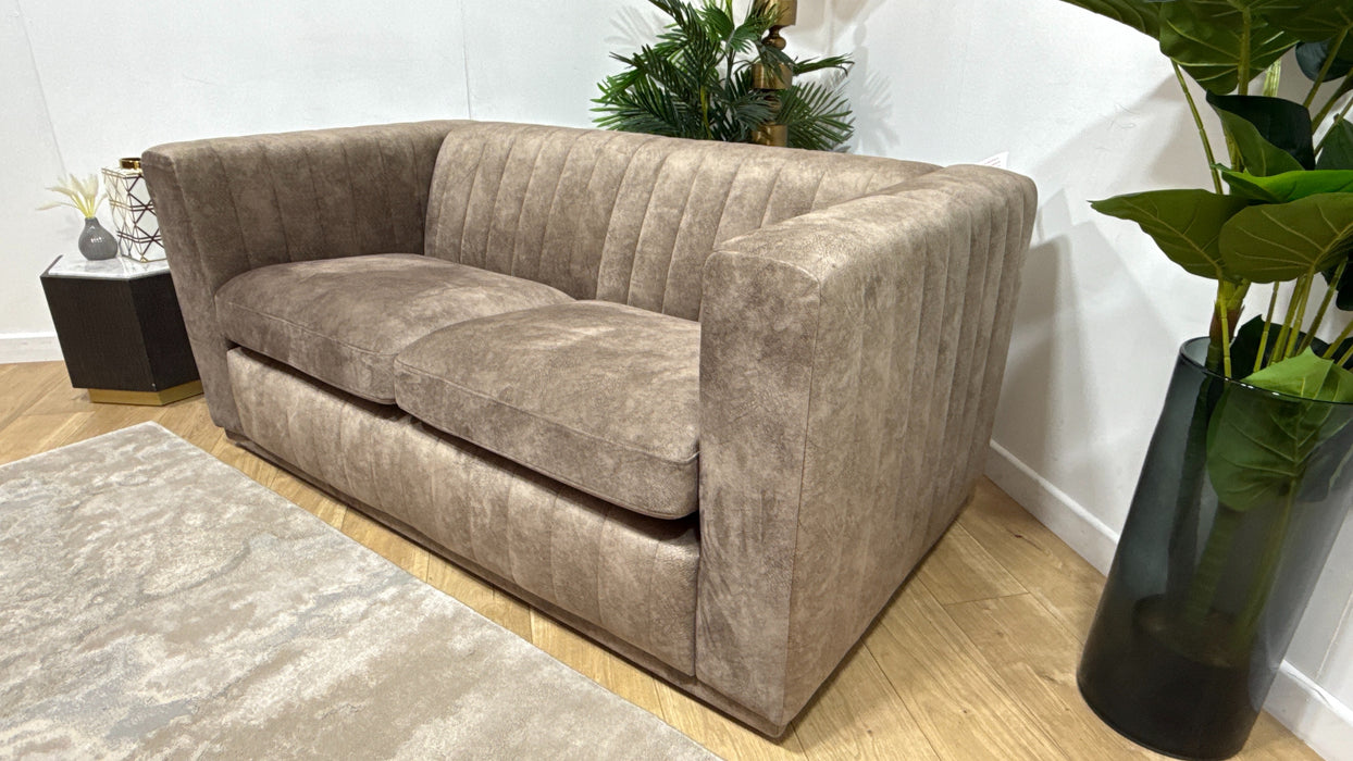 Sofology Astoria Fabric 2 Seater in Lifestyle Dapple Mocha Mix