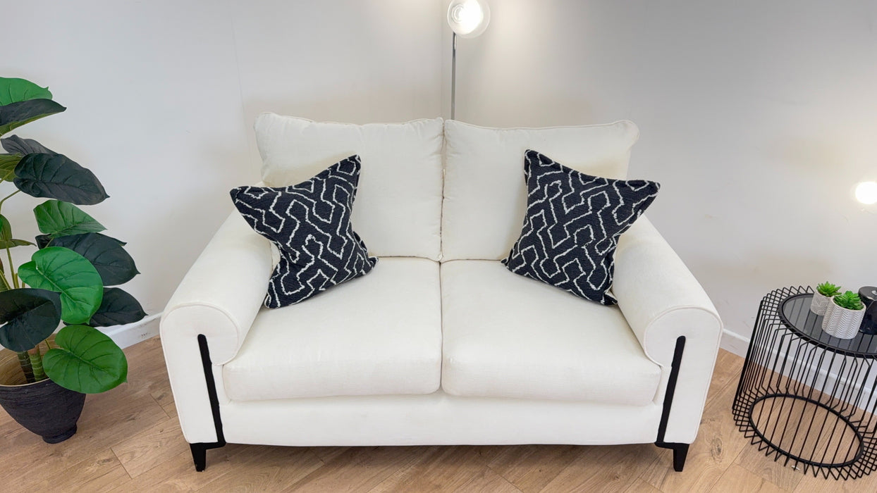 Porter 2 Seater - Fabric Sofa - Blakely Ivory/Otis Mono mix