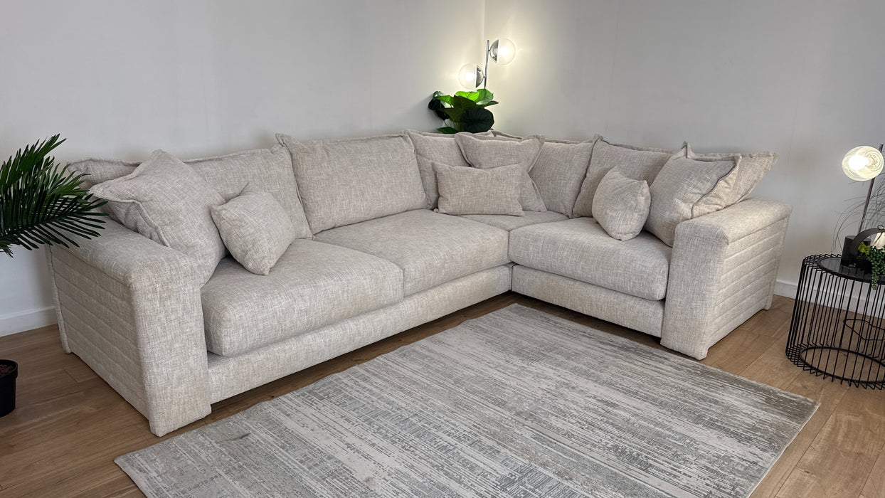 Sofology Cove Fabric 3 Corner 1 in Artisan Chenille Ecru