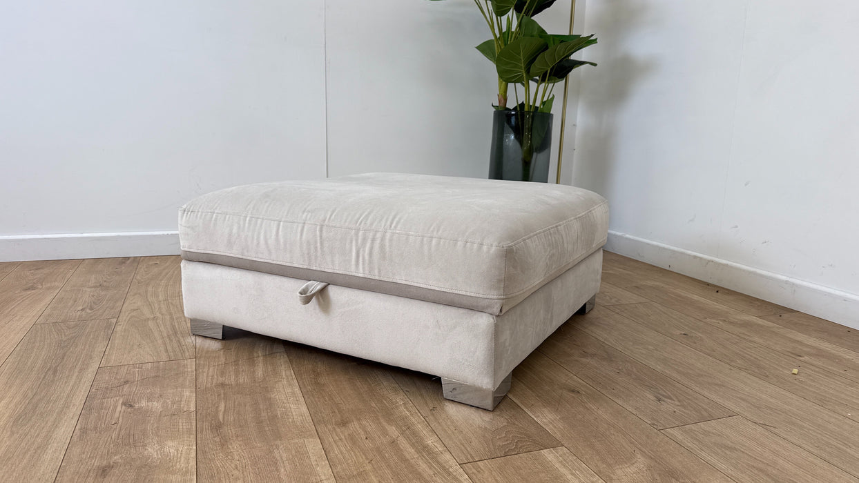 DFS Large Storage Footstool in Natural