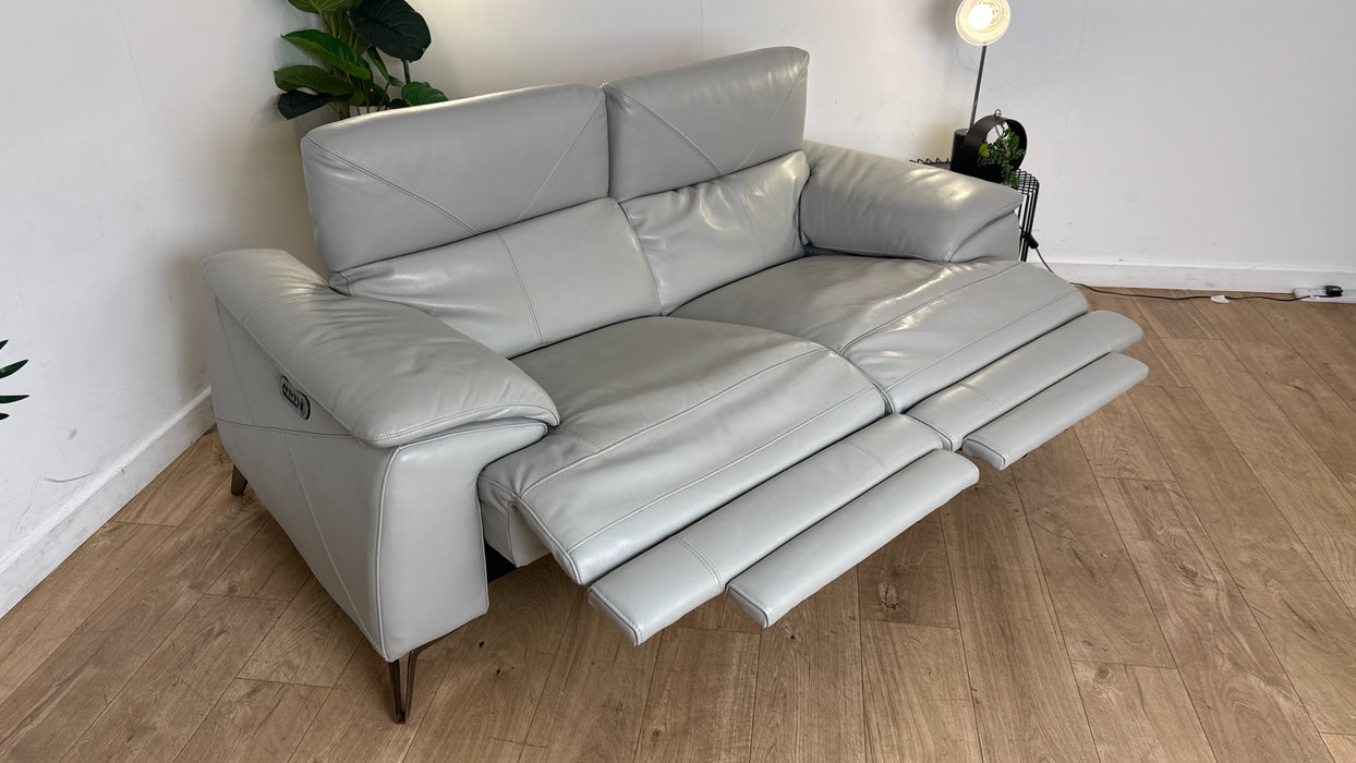 DFS Caldo 2 Seater Sofa Recliner In New Club Misty