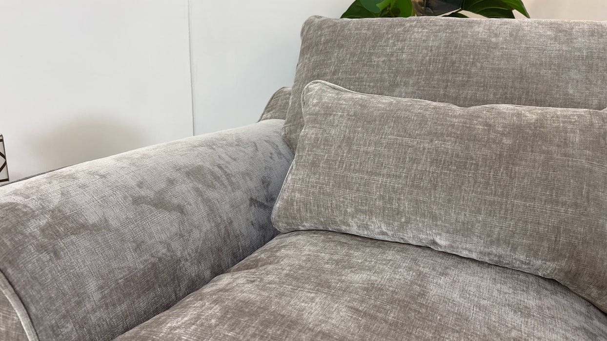 Sofology Georgio Fabric Chair in Stone All Over