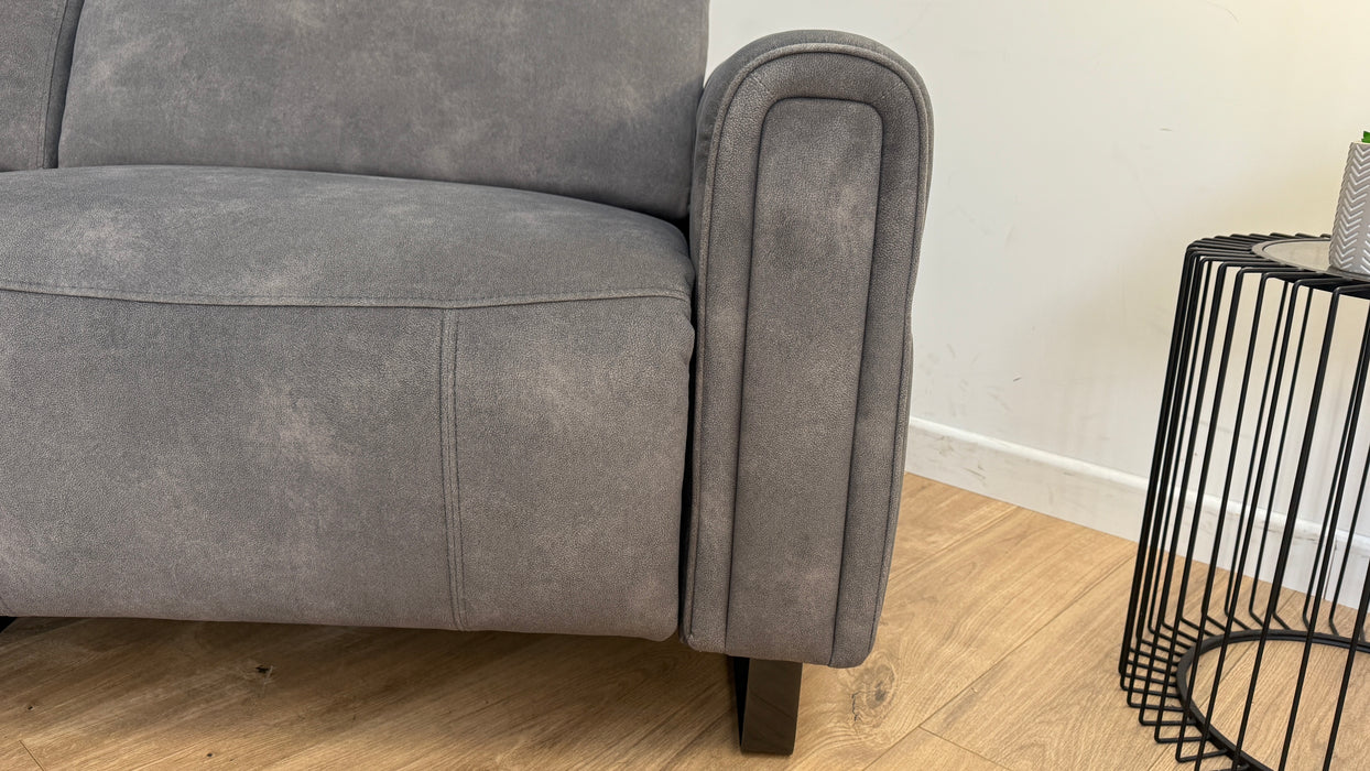 The Ravello 2.5 Seater - Lifestyle Flecked Fabric Charcoal