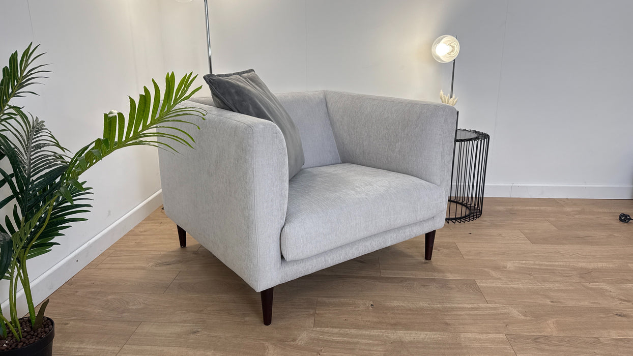 Pimlico 1 Seater - Fabric Sofa -  Artic Smoke