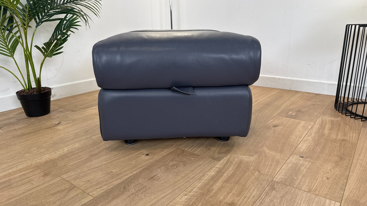 Albion - Leather Storage Footstool