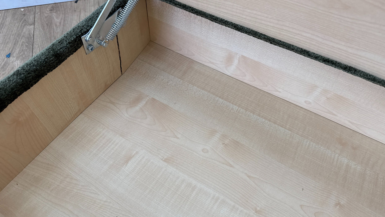 DFS Dunstable Storage Footstool in Green