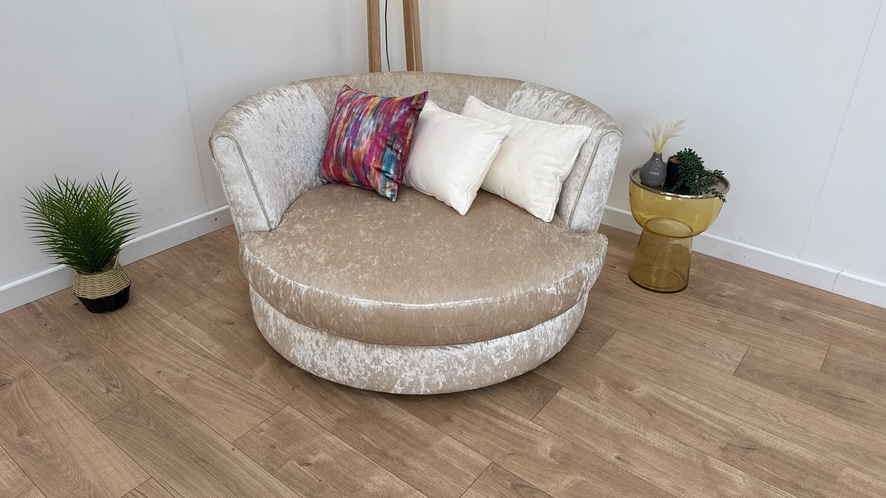 Aisla Fabric Swivel Chair