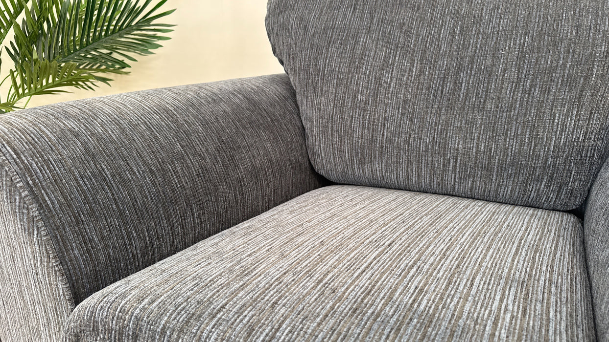 DFS Horbury Fabric Chair in Steel/Grey Mix