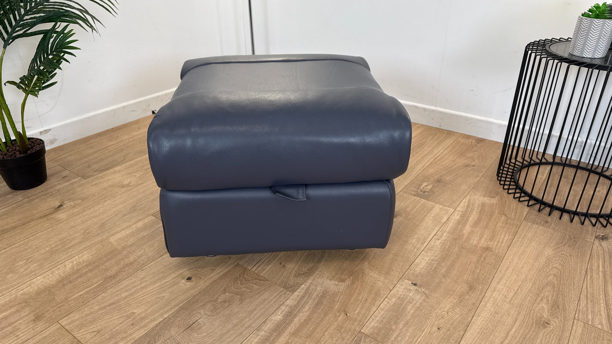 Albion - Leather Storage Footstool