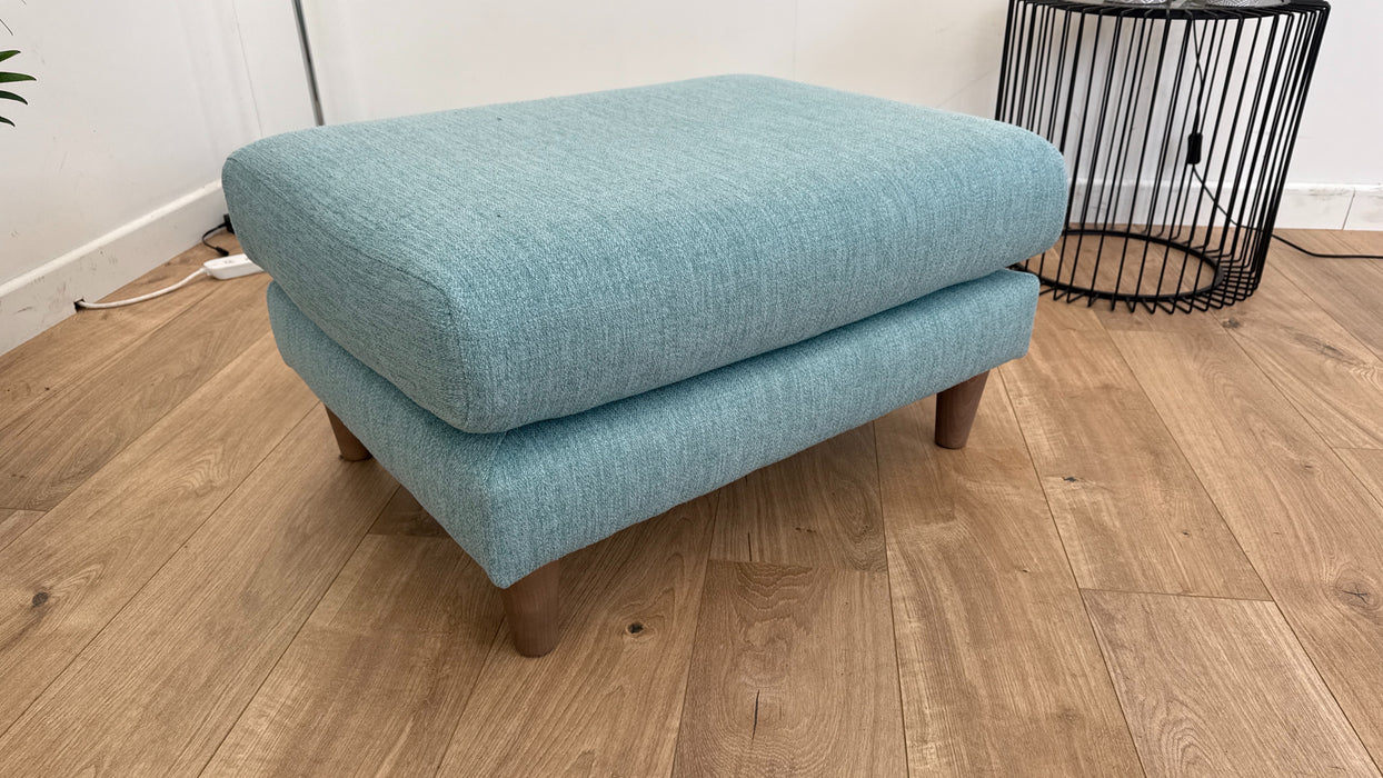 Ambleside  - Fabric Footstool  - Ocean