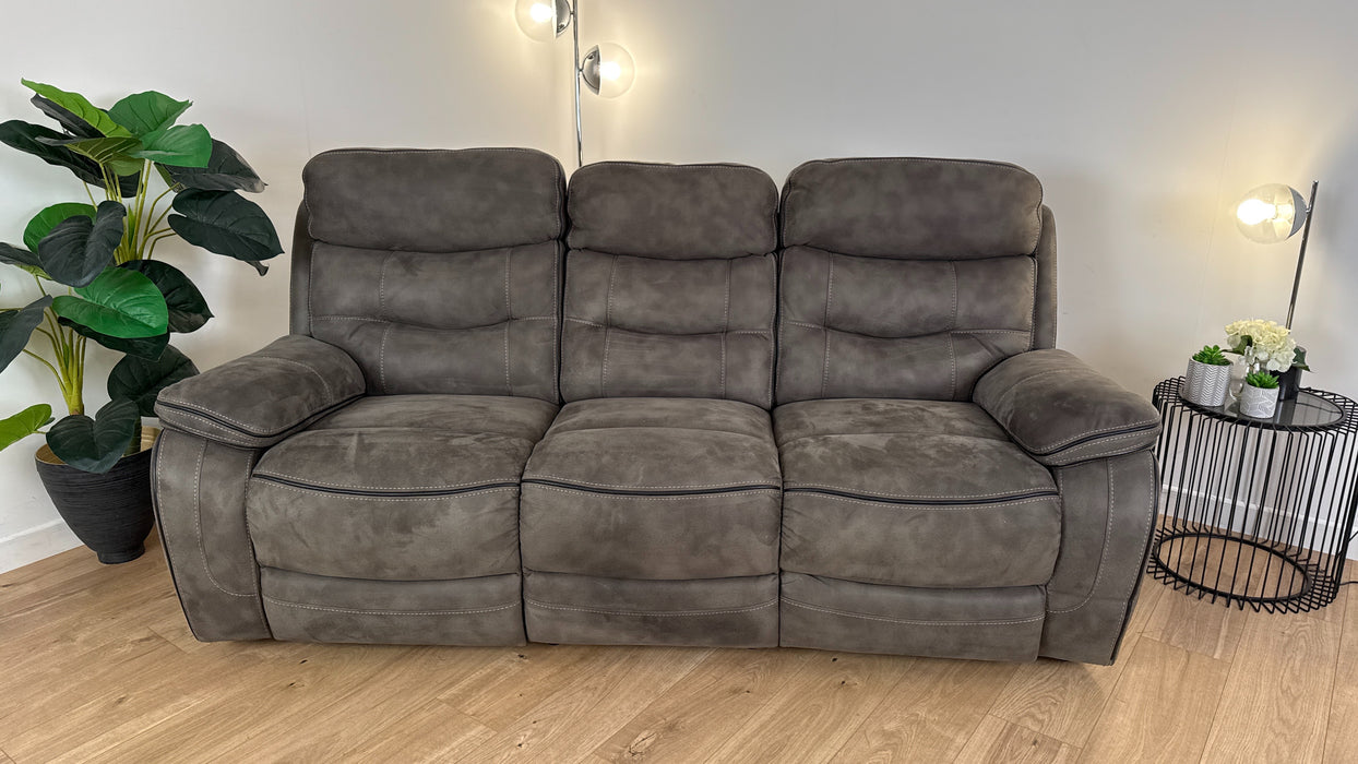 Noah 3 Seater Fabric Power Recliner