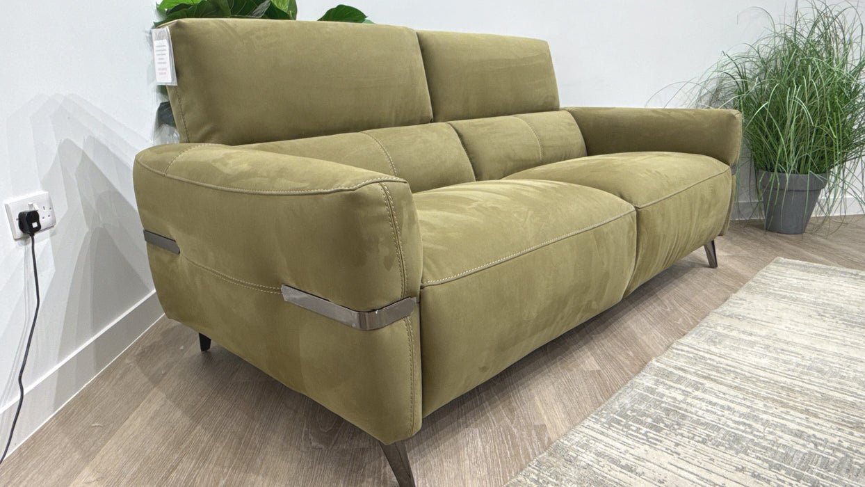 Sofology Arlington Fabric 3 Seater in Lifestyle Nubuck Feel Olive