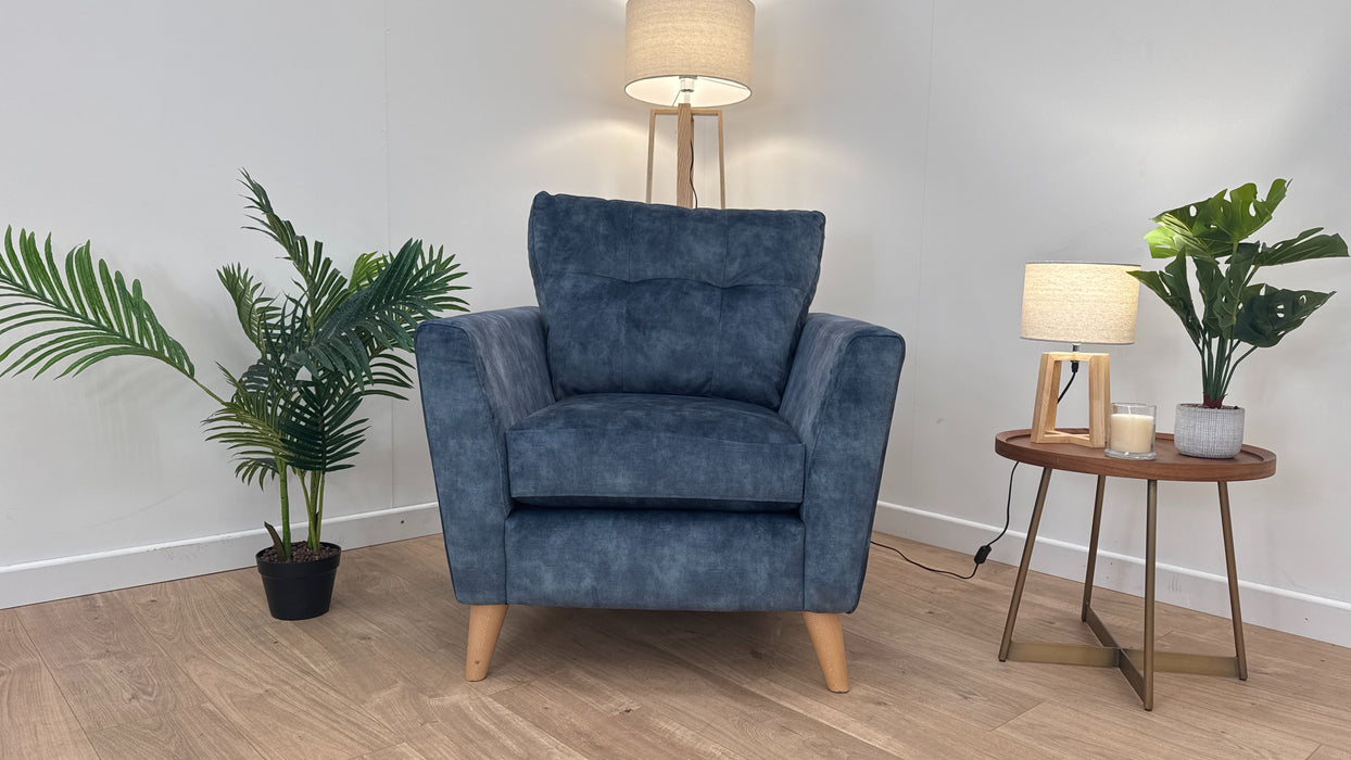 Studio 1 Seater - Fabric Chair - Ocean