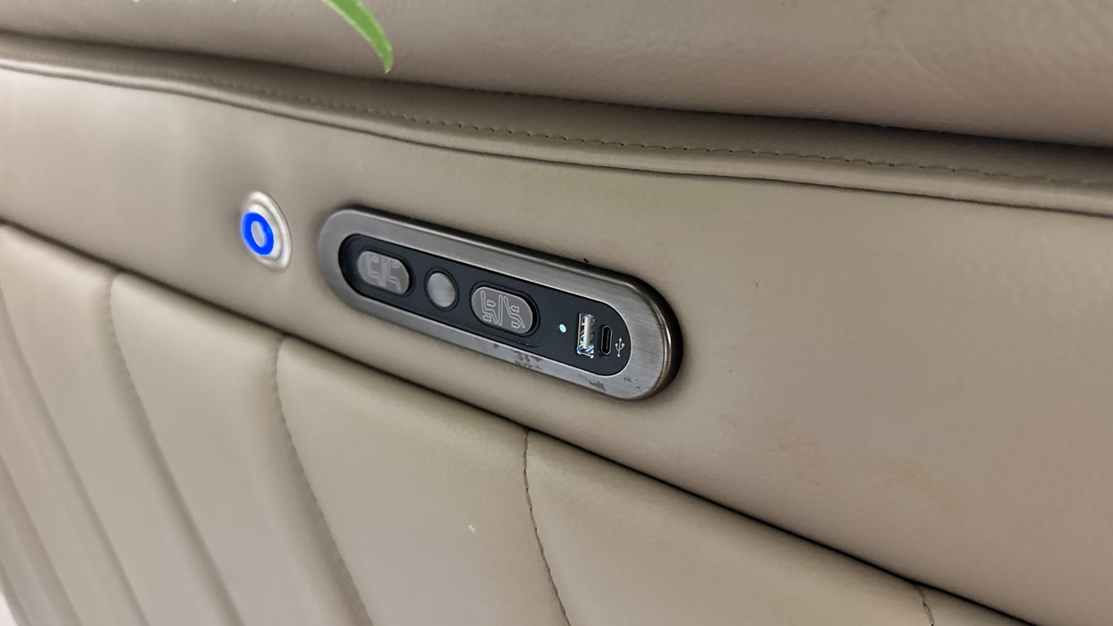 Sofology The Fratelli Leather 2.5 Seater Power Recliner/Headrest in Trusty Embossed Stone