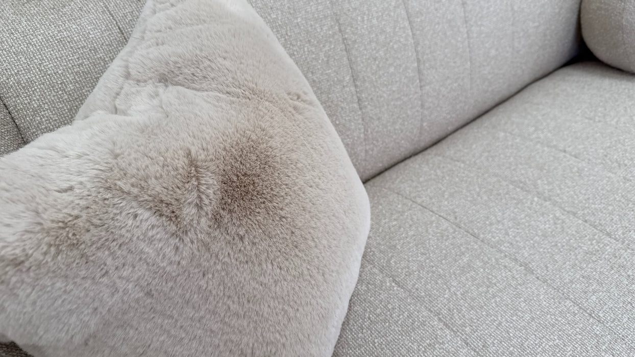 Sofology The Fitzrovia Fabric 2 Seater in Mini Boucle Natural Mix Without Trim