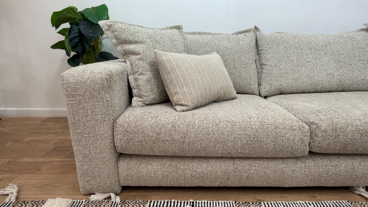 Sofology Cove Fabric 3 Corner 1 in Artisan Chenille Natural Mix