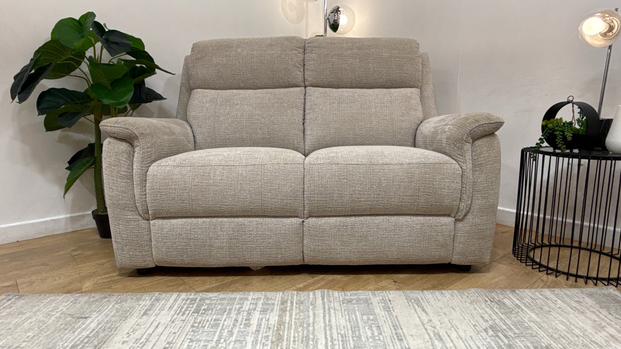 Sofology Bradie Fabric 2 Seater in Woven Chenille Linen