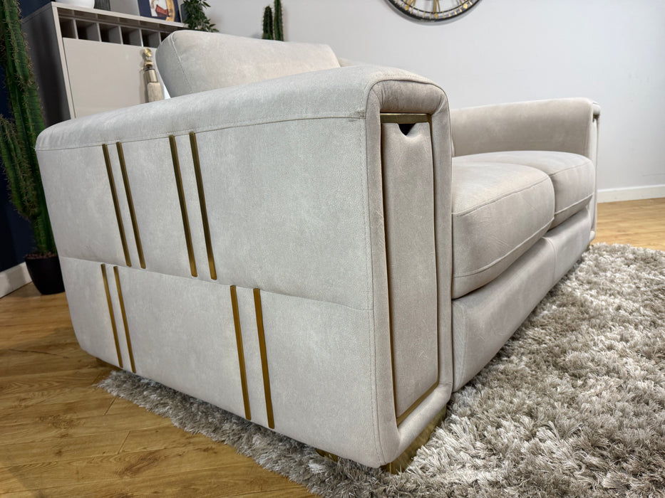 Elixir 2 Seater Fabric Ivory (WA2)