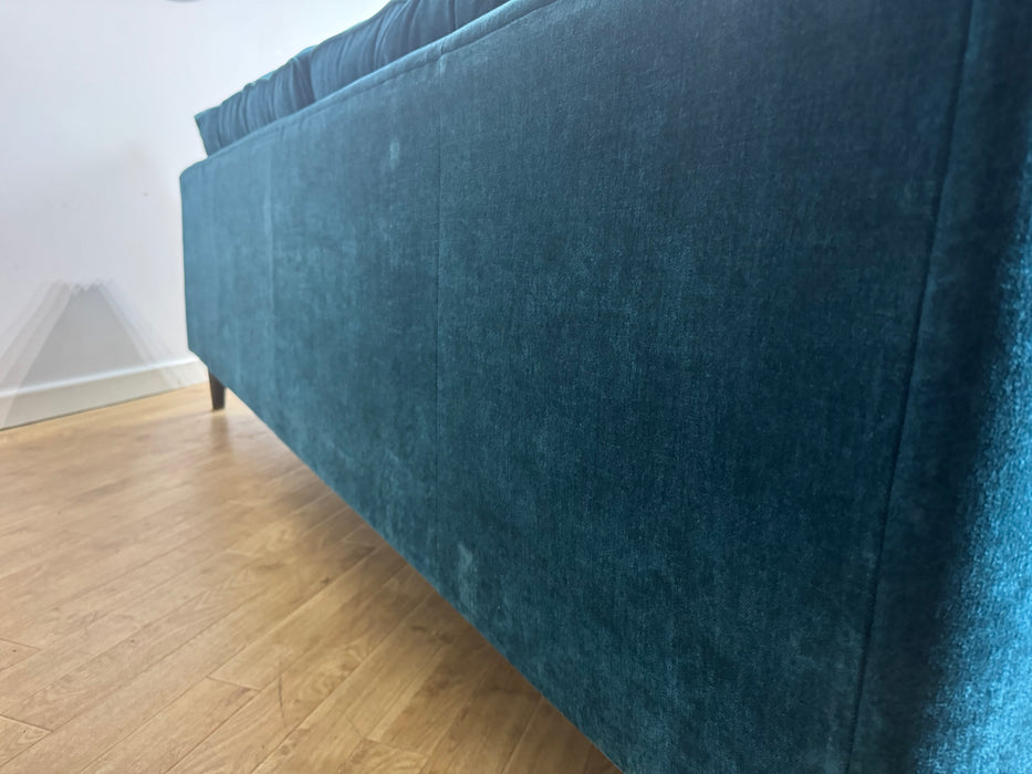 Cricket 4 Seater Fabric - Soft Chenille Teal (WA2)