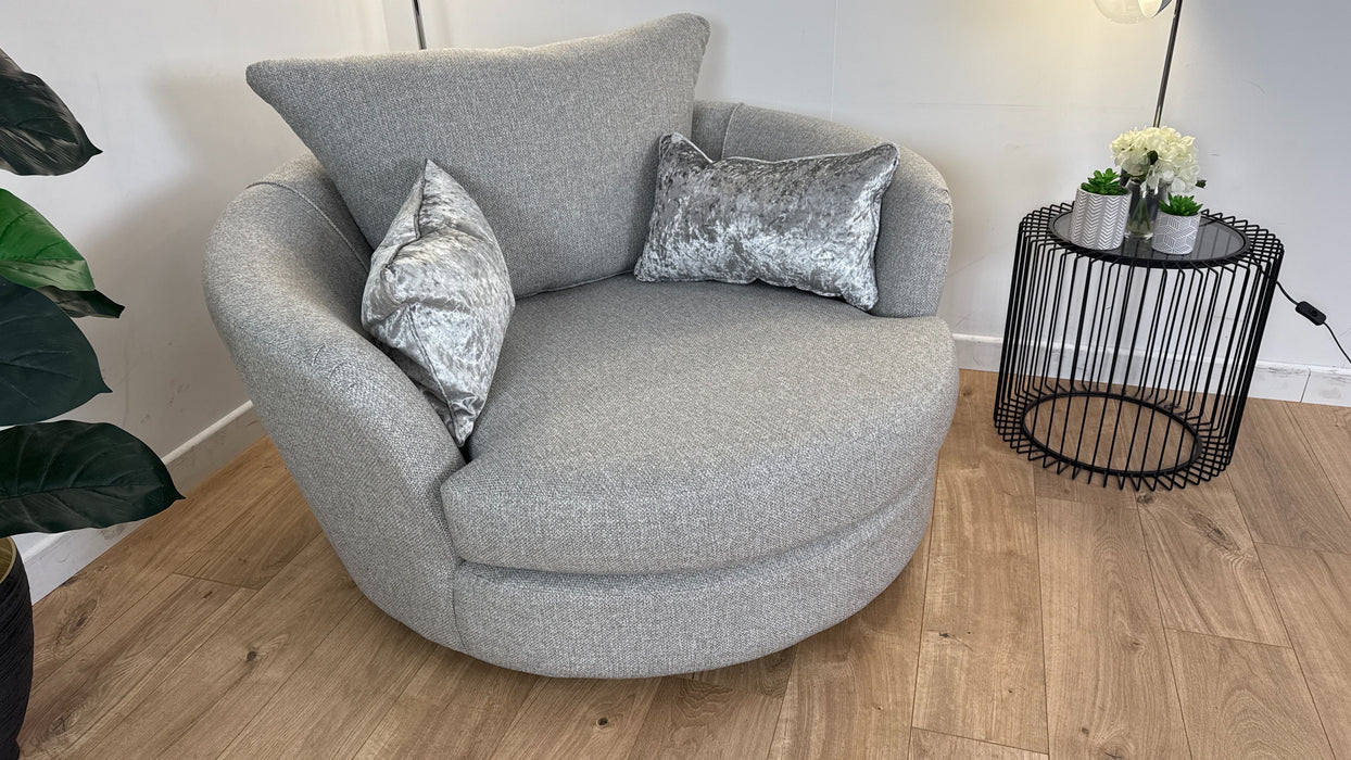 Topham Fabric Swivel Chair