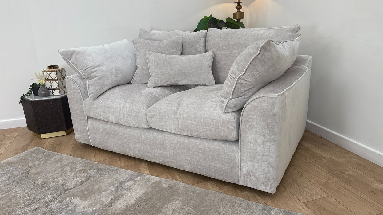 Sofology Georgio Fabric 2 Seater in Oyster All Over
