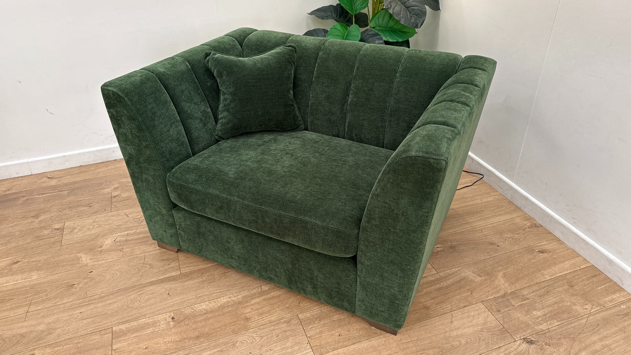 Sofology The Downtown Fabric Loveseat in Aston Moss All Over