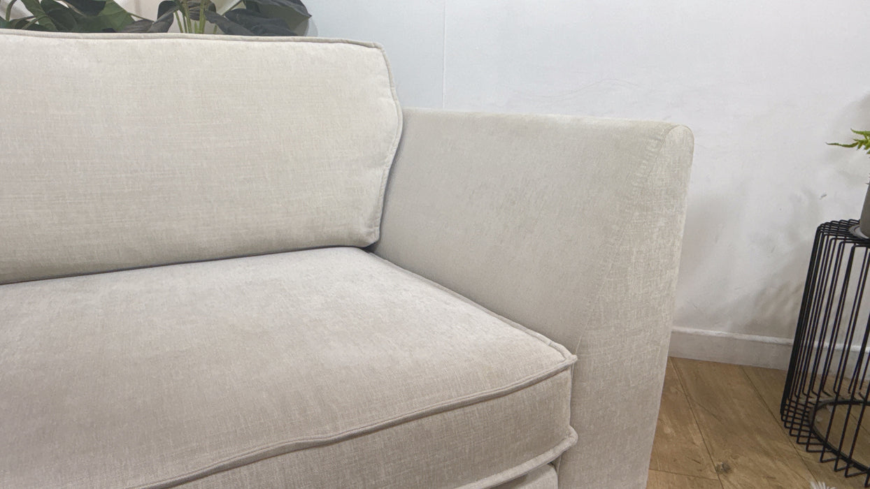 Sofology Richmond Fabric Loveseat in Artic Ecru