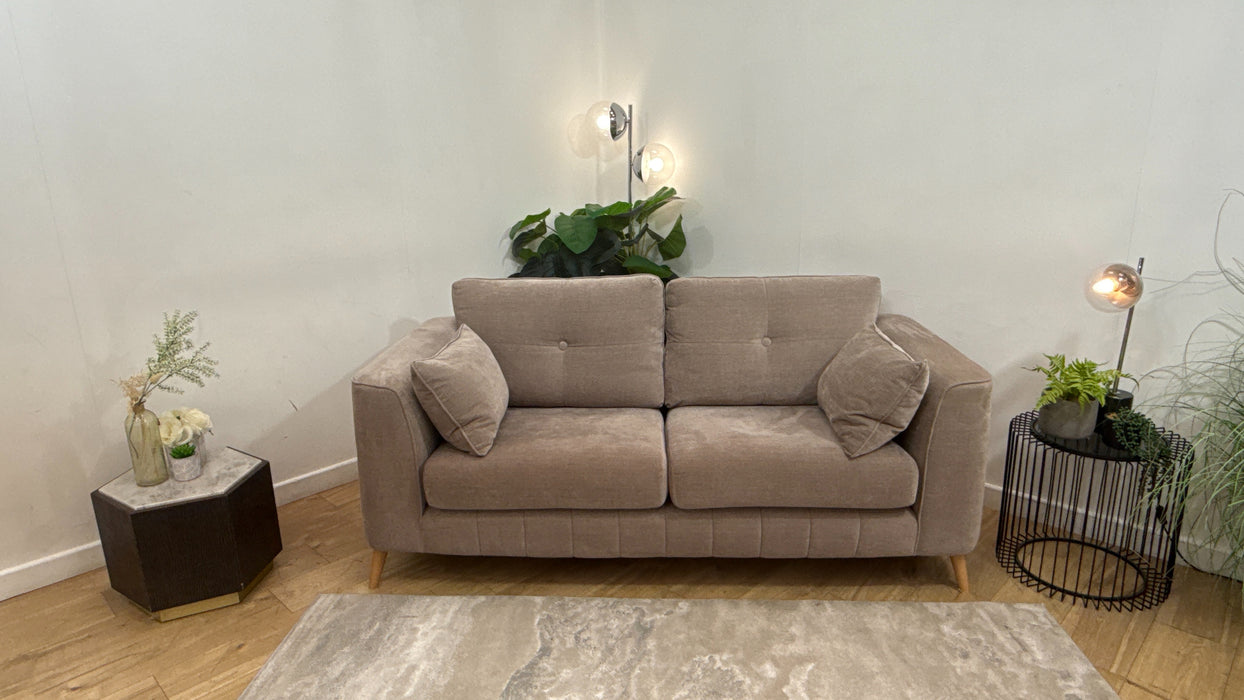 Sofology Remy 3 seater in Soft Chenille Wicker All Over
